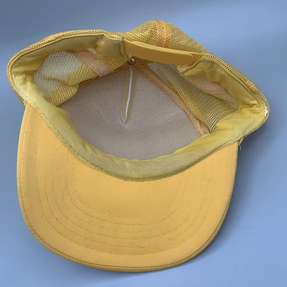 Vintage Trucker Hat New Mexico Yellow Mesh Snapback Desert Southwest